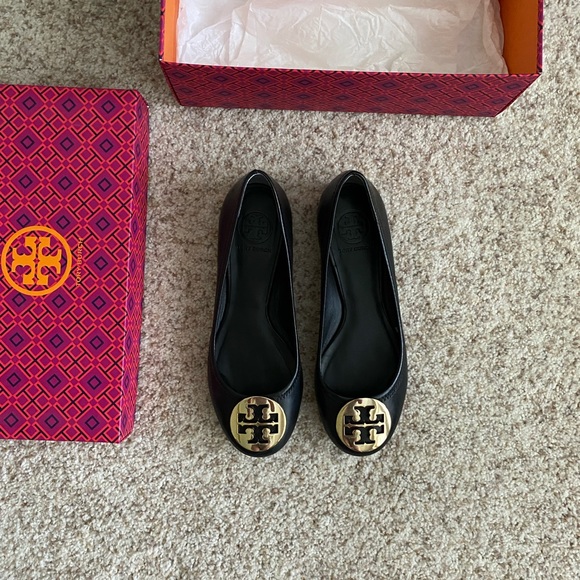 Tory Burch Reva Ballet Flat Size 7 - Picture 2 of 12